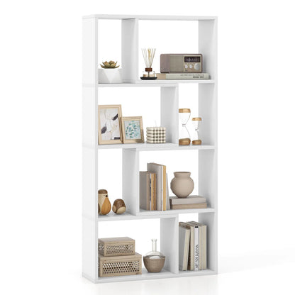 Modern Geometric Multi Tiered Display Storage Bookshelf