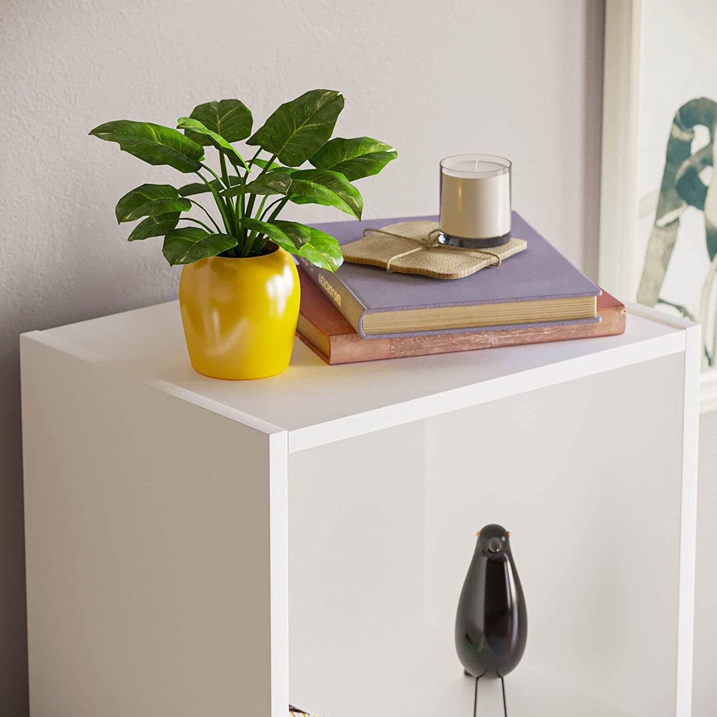 Modern 5-Tier Storage Unit with Shelves - Available in 3 Colors