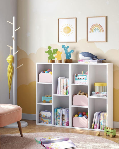 Stylish Multi-Purpose Organizer Unit - White