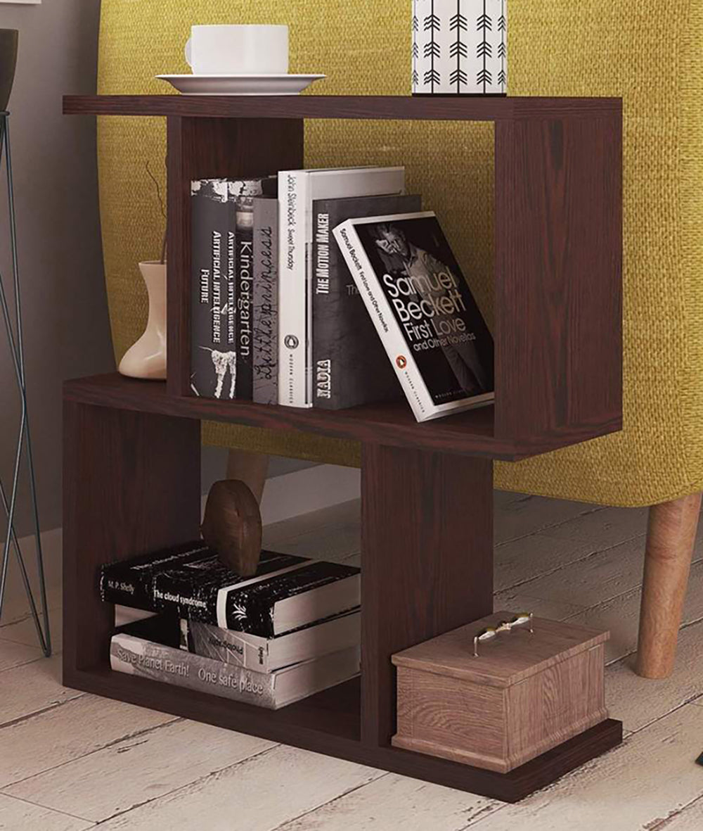 side and Coffee Table  - Brown