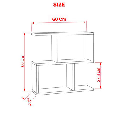 side and Coffee Table  - Brown